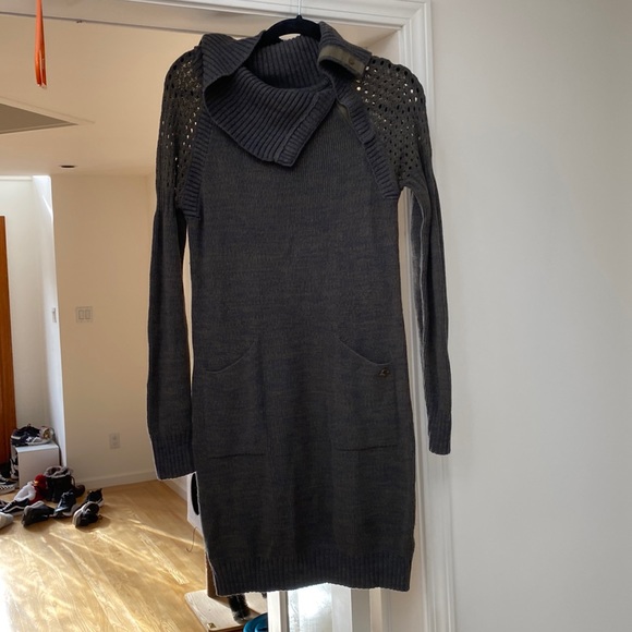 Prana Dresses & Skirts - prAna sweater dress blue and green used gorgeous on. Size small